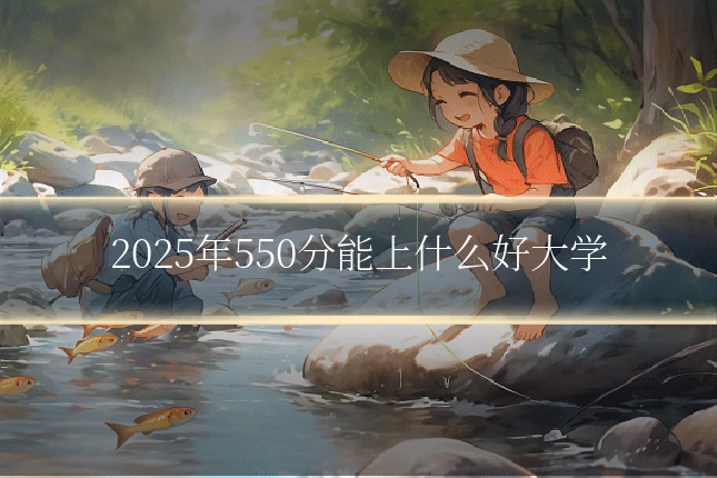 2025年550分能上什么好大学