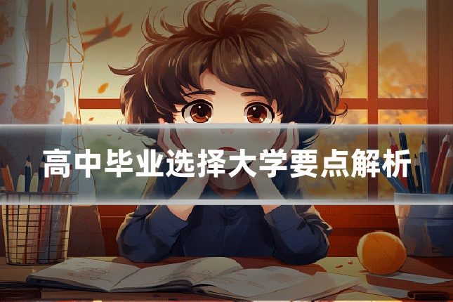 高中毕业选择大学要点解析