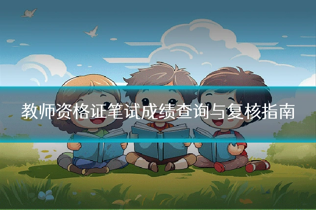 教师资格证笔试成绩查询与复核指南