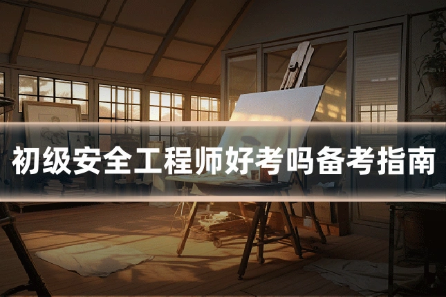 初级安全工程师好考吗备考指南