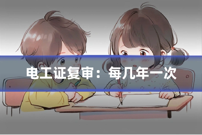 电工证复审:每几年一次