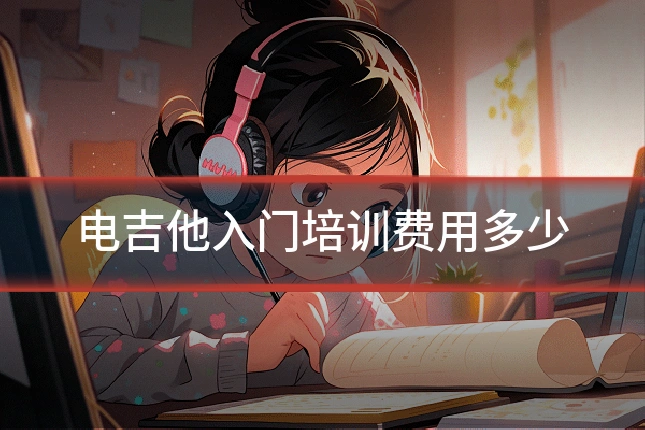 电吉他入门培训费用多少