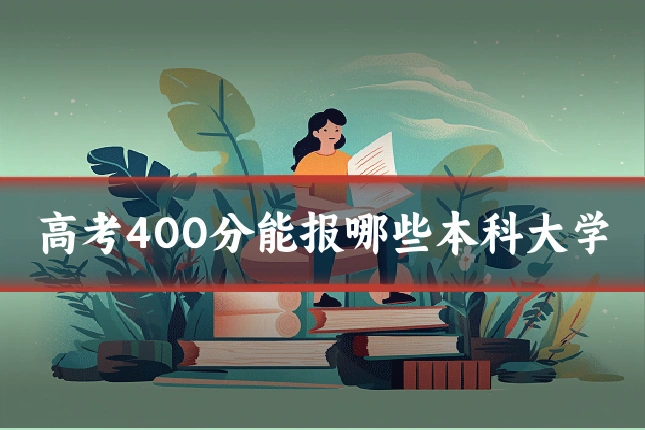 高考400分能报哪些本科大学