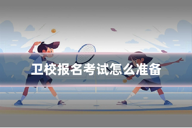 卫校报名考试怎么准备
