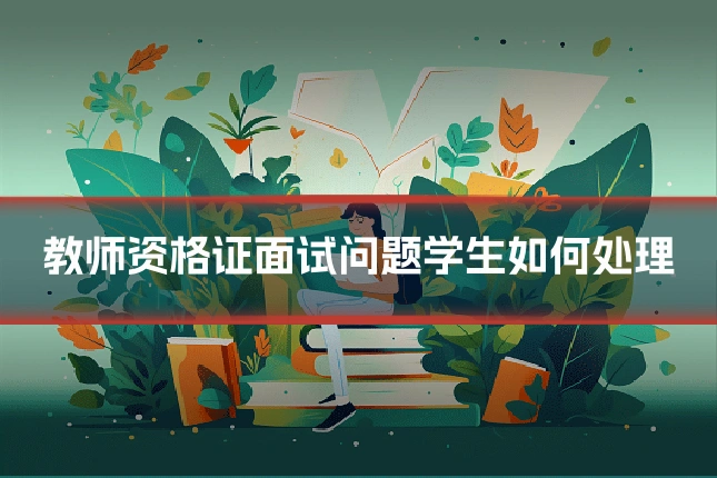 教师资格证面试问题学生如何处理