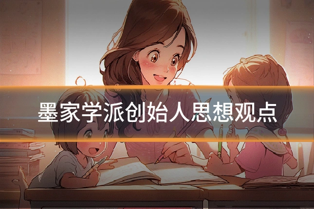 墨家学派创始人思想观点