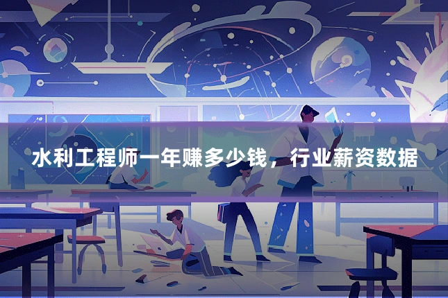 水利工程师一年赚多少钱,行业薪资数据