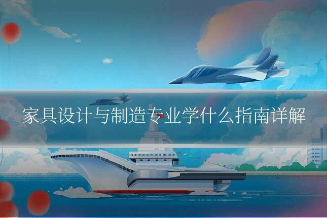 家具设计与制造专业学什么指南详解