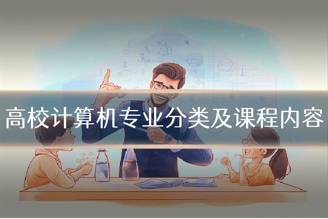 高校计算机专业分类及课程内容