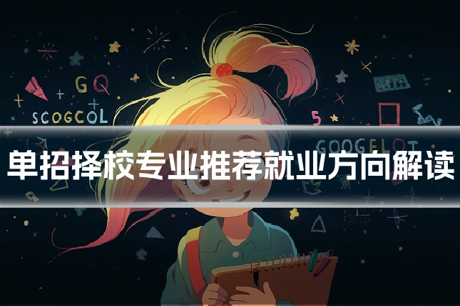 单招择校专业推荐就业方向解读