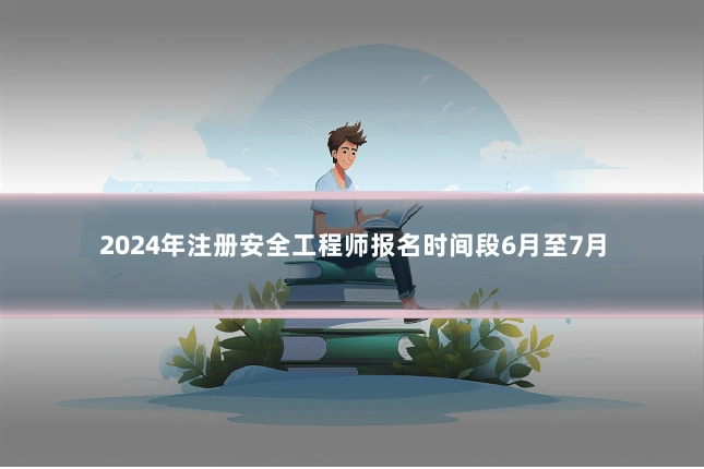 2024年注册安全工程师报名时间段6月至7月