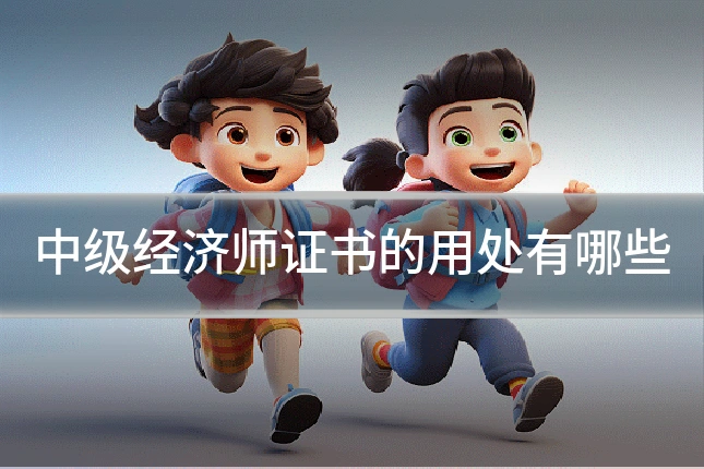 中级经济师证书的用处有哪些