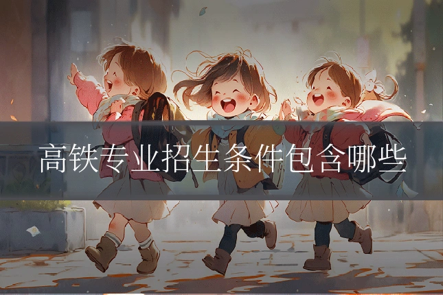 高铁专业招生条件包含哪些