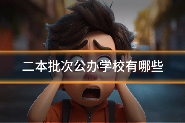 二本批次公办学校有哪些