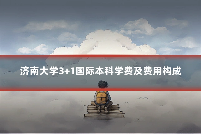 济南大学3+1国际本科学费及费用构成