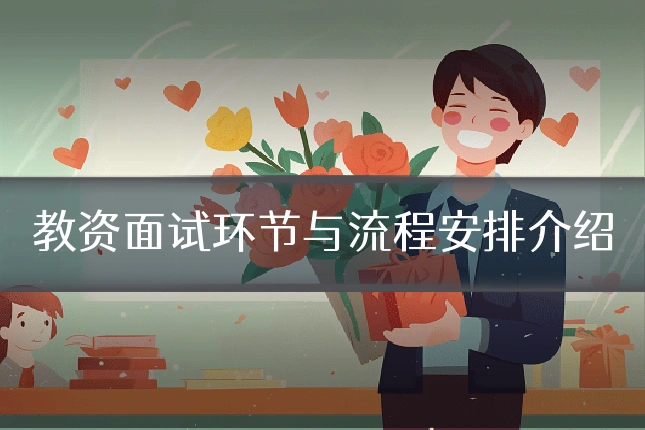 教资面试环节与流程安排介绍