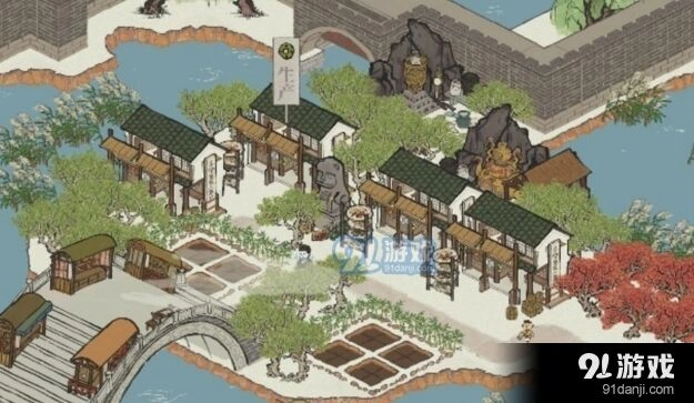 江南百景图砖砌仓库效果对比