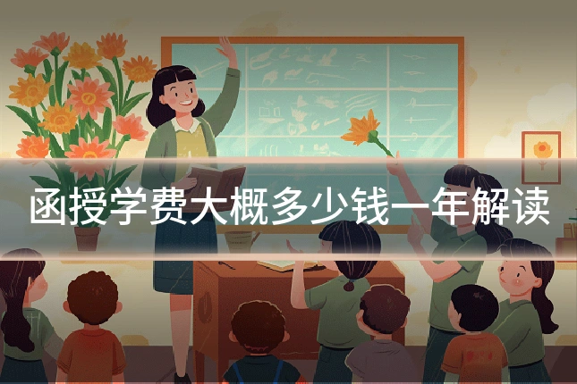 函授学费大概多少钱一年解读