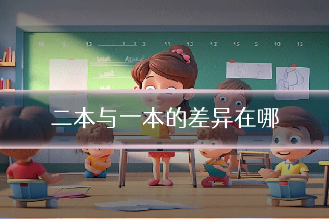 二本与一本的差异在哪