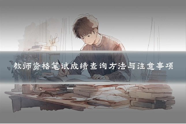教师资格笔试成绩查询方法与注意事项