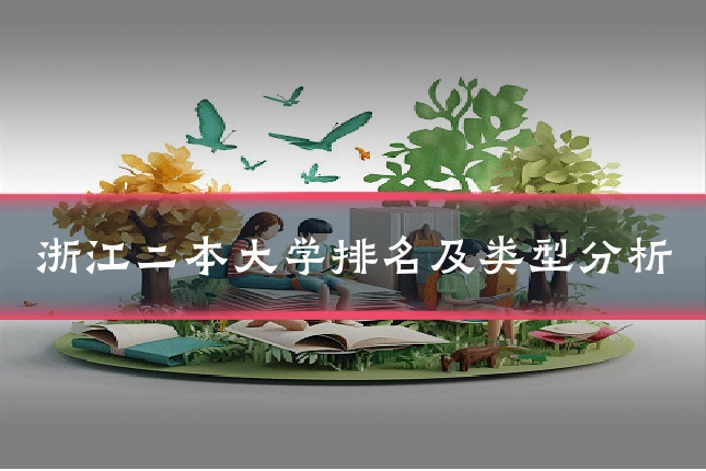 浙江二本大学排名及类型分析