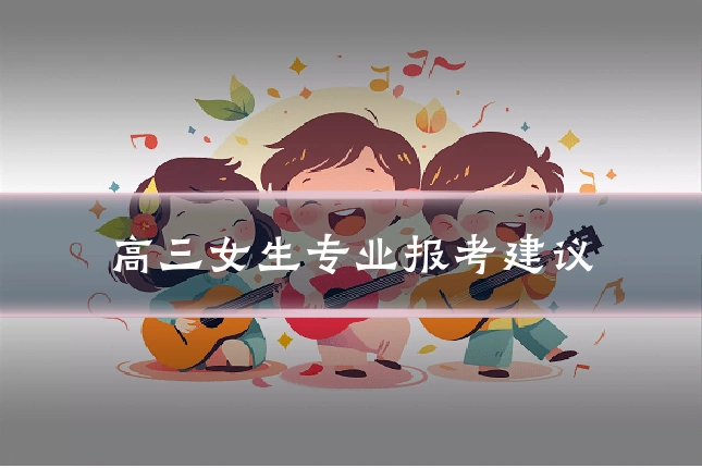 高三女生专业报考建议