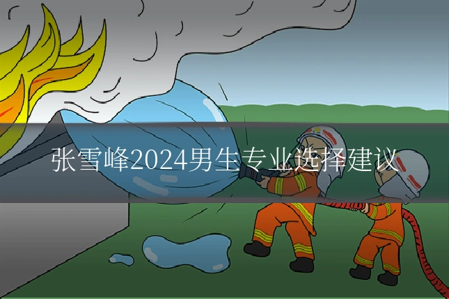 张雪峰2024男生专业选择建议