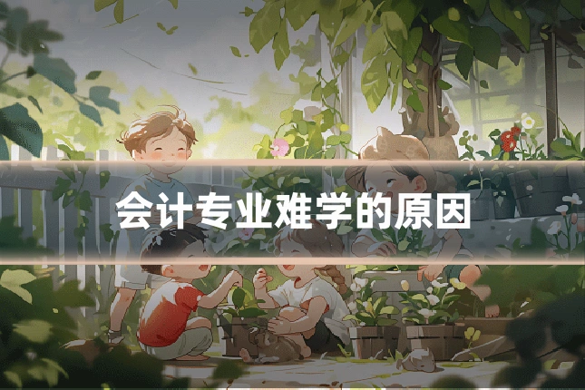 会计专业难学的原因