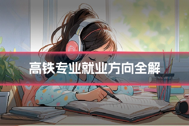 高铁专业就业方向全解