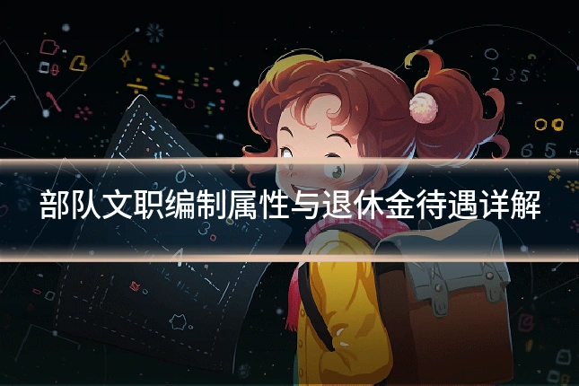 部队文职编制属性与退休金待遇详解