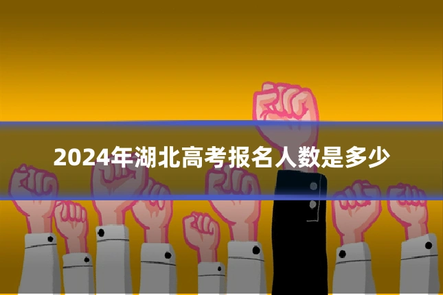 2024年湖北高考报名人数是多少