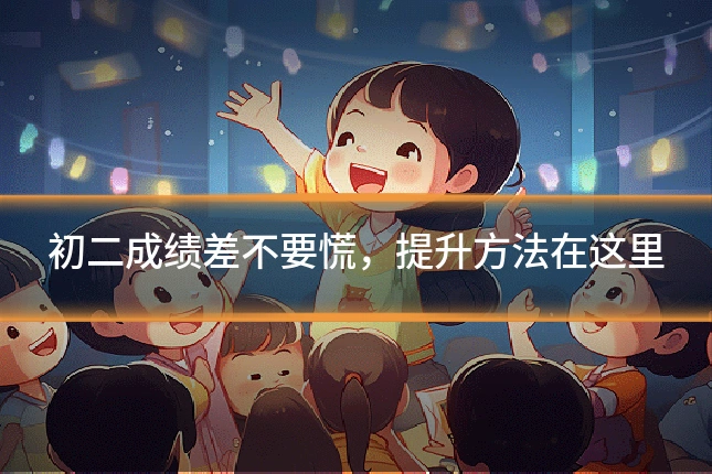 初二成绩差不要慌，提升方法在这里
