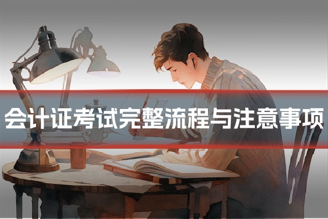 会计证考试完整流程与注意事项