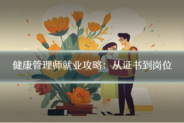 健康管理师就业攻略:从证书到岗位