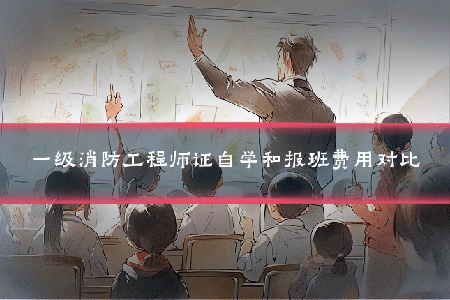 一级消防工程师证自学和报班费用对比