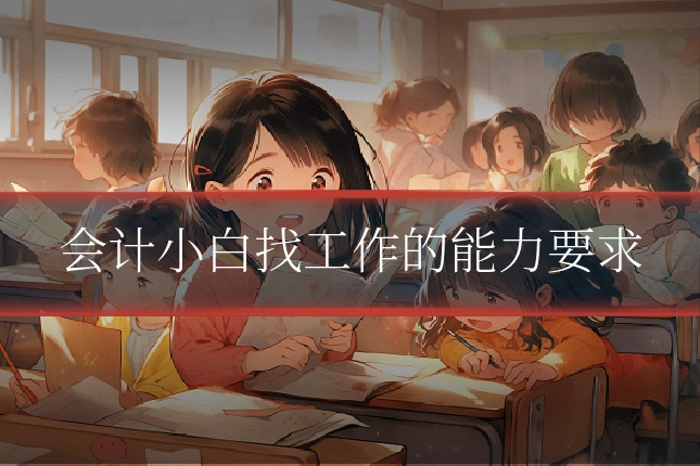 会计小白找工作的能力要求
