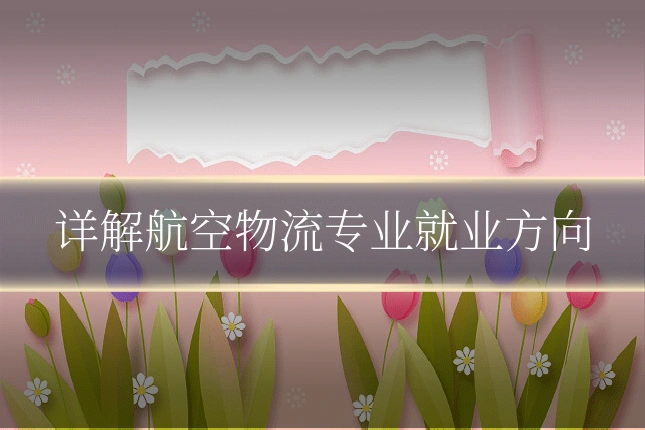 详解航空物流专业就业方向