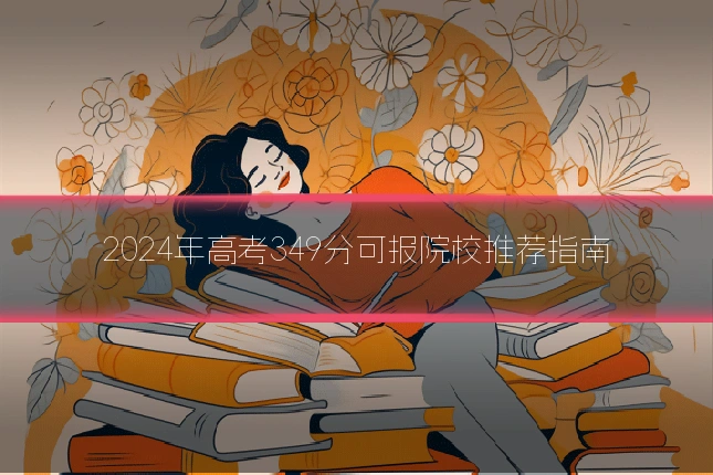 2024年高考349分可报院校推荐指南