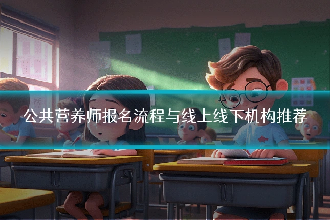 公共营养师报名流程与线上线下机构推荐