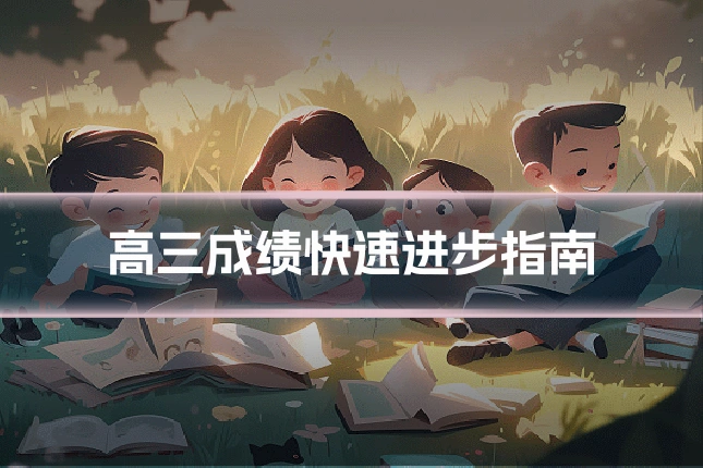 高三成绩快速进步指南