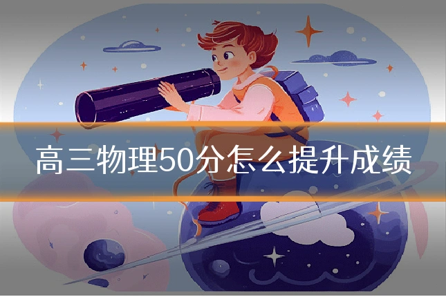 高三物理50分怎么提升成绩