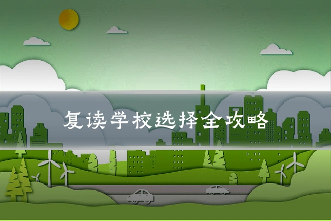 复读学校选择全攻略