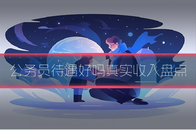公务员待遇好吗真实收入盘点