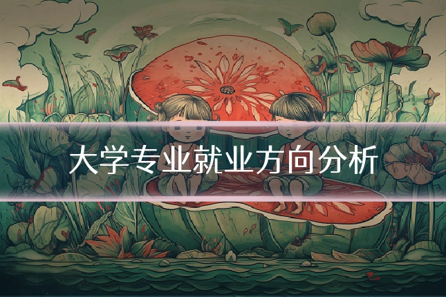 大学专业就业方向分析