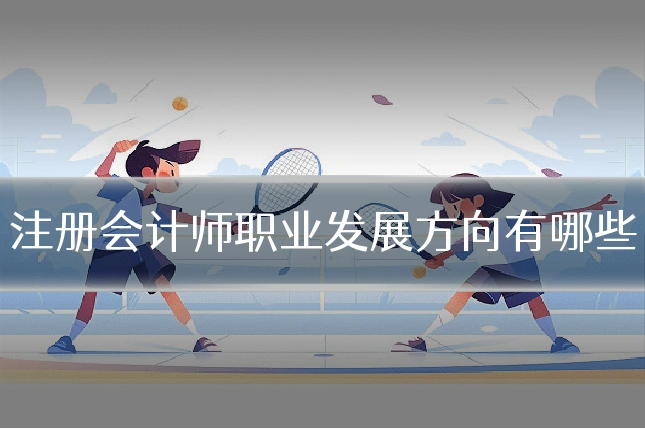 注册会计师职业发展方向有哪些