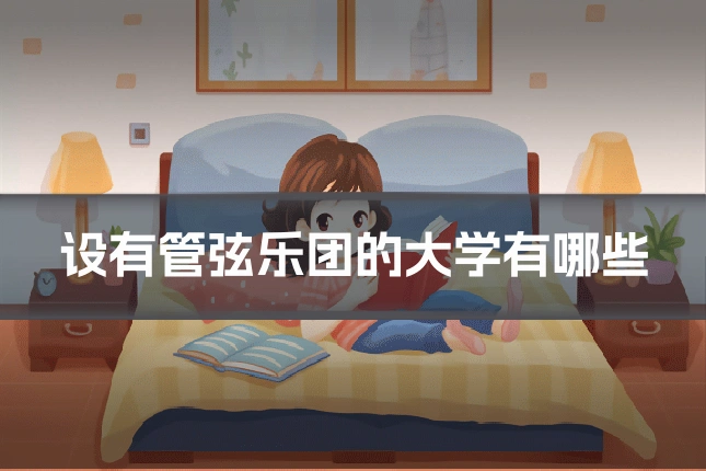 设有管弦乐团的大学有哪些