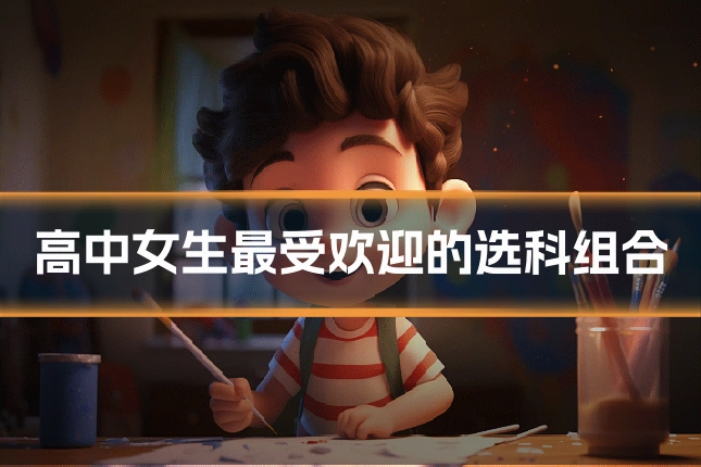 高中女生最受欢迎的选科组合