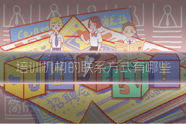 培训机构的联系方式有哪些