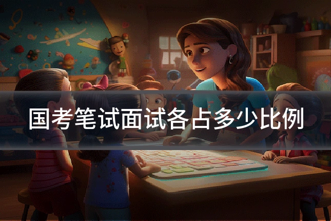 国考笔试面试各占多少比例
