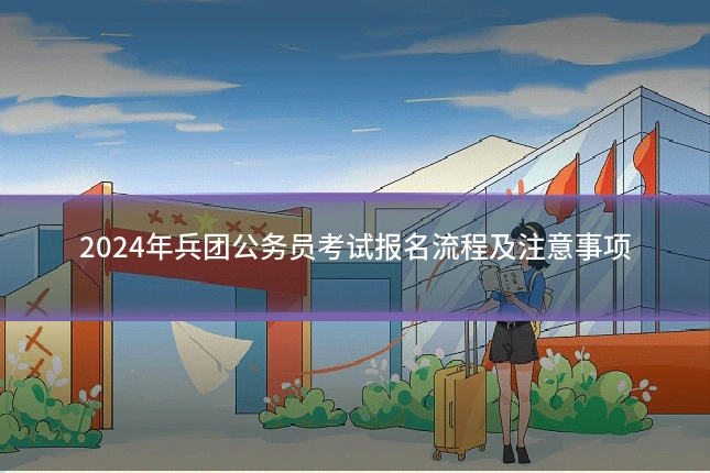 2024年兵团公务员考试报名流程及注意事项